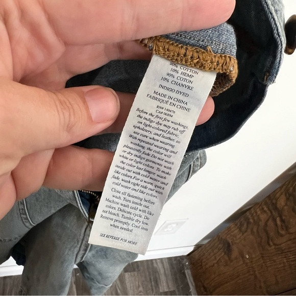 Faherty Utility Denim Romper - Picture 13 of 14